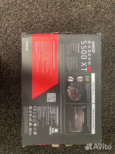 MSI AMD radeon RX 5500 XT 8gb