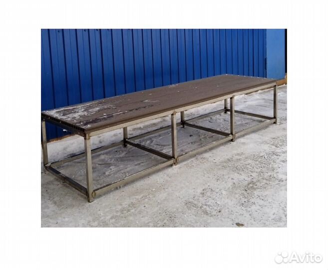 Скамейка нержавеющая уличная