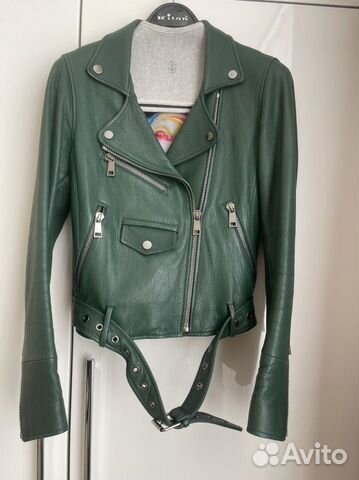 Кожаная куртка женская