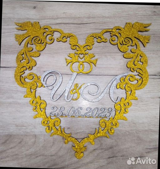 Монограмма на свадьбу