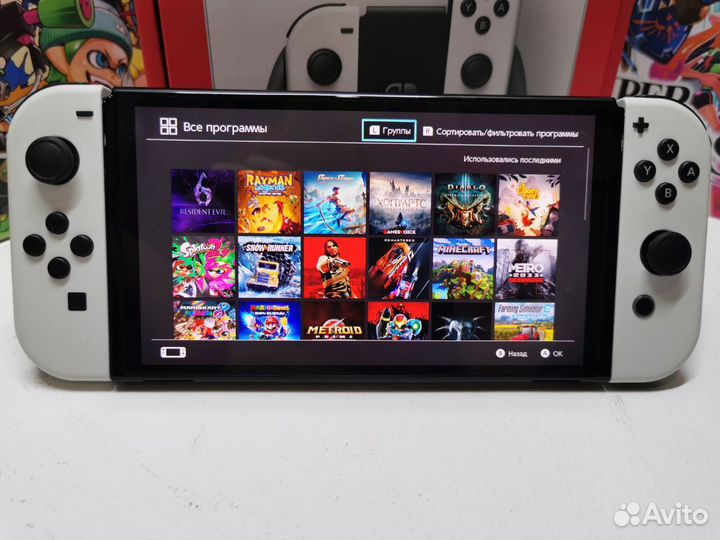 Прошитый Nintendo Switch Oled 512Гб