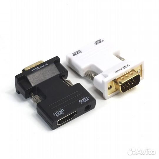 Переходник hdmi в VGA + аудио выход
