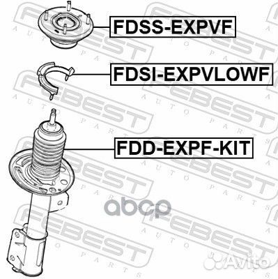 Опора амортизатора ford explorer V TUB 2011- FD