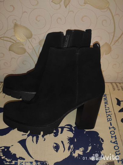 Ботильоны зимние