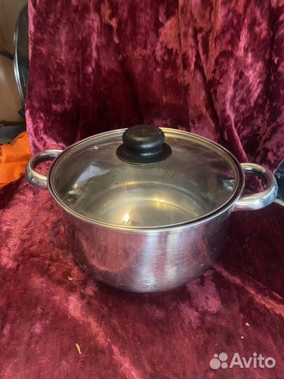 Кастрюля 3 литров-нержавейка