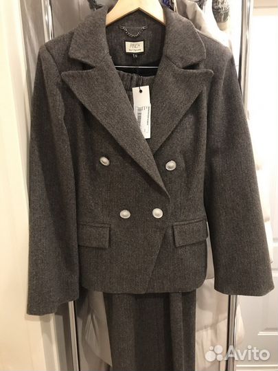 Женский брючный костюм Pinch шерсть 100