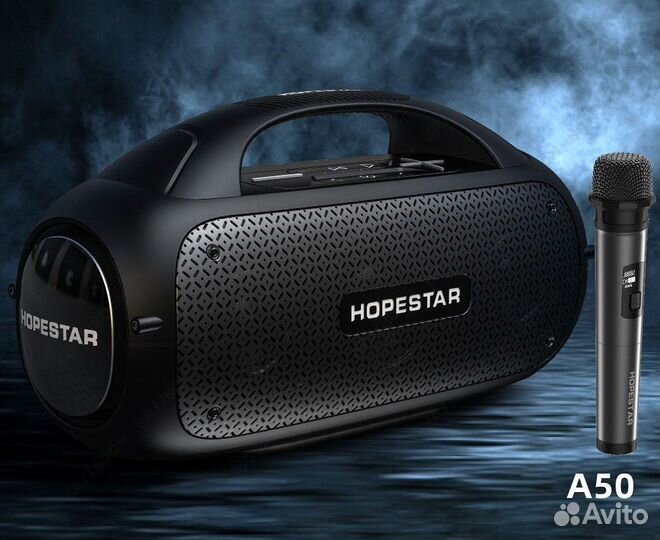 Портативная колонка Hopestar A50 (80W) с микрофоно