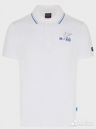 Поло с логотипом Paul & Shark