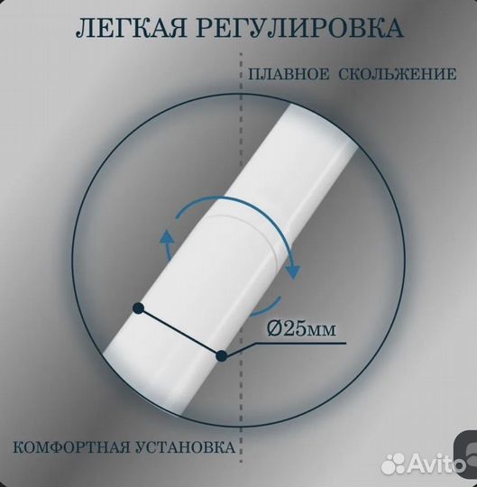 Карниз телескопический бу