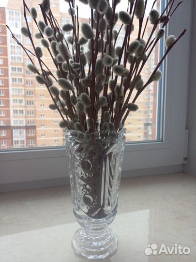 Ваза хрустальная для цветов СССР