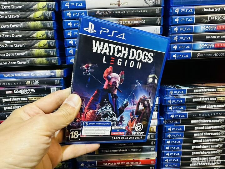 Watch dogs legion ps4 диск