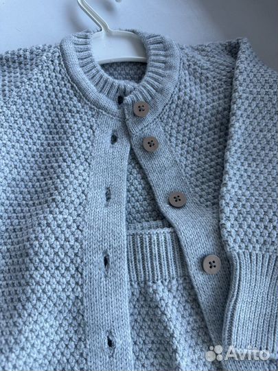 Вязаный костюм детский 80-86