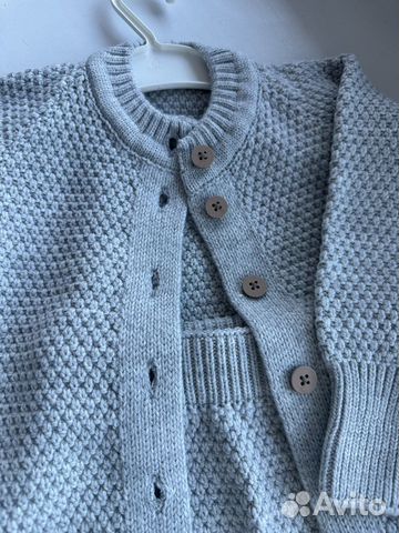 Вязаный костюм детский 80-86