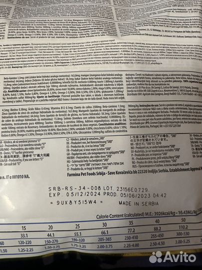 Корм для собак Farmina