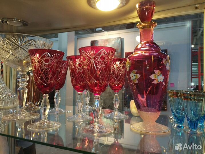 Стекло. Вазы. Хрусталь СССР посуда