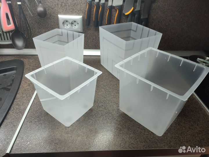 Цветочные горшки пластик