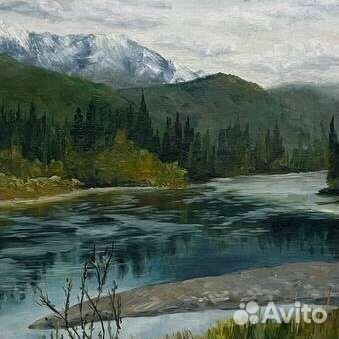 Картина масло Алтай