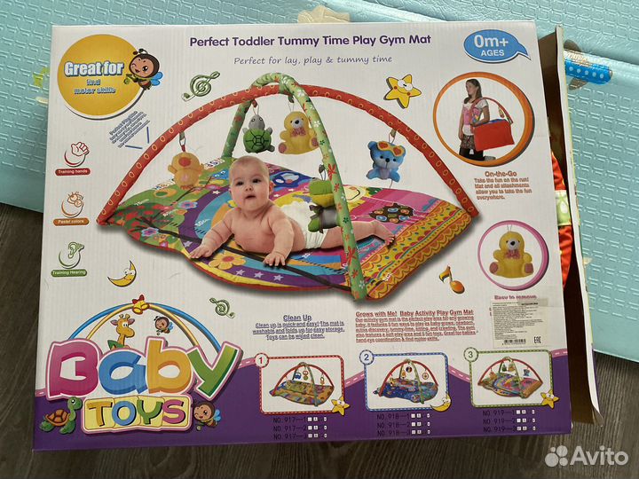 Коврик игровой развивающий