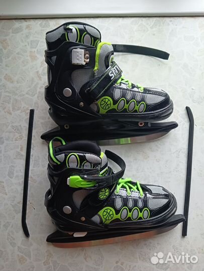 Роликовые коньки детские раздвижные размер 37-39