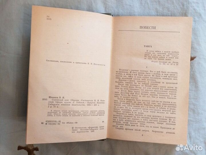 В. Я. Шишков. страшный кам