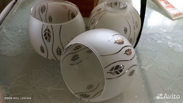 Плафоны 4шт для люстры или бра