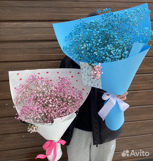 Букет цветов гипсофил