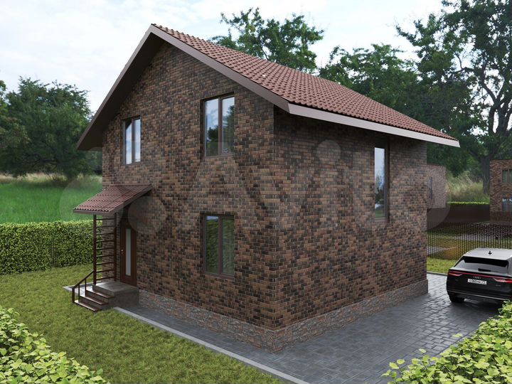 Дом 128 м² на участке 4 сот.