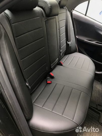 Чехлы Toyota Corolla Экокожа Автопилот