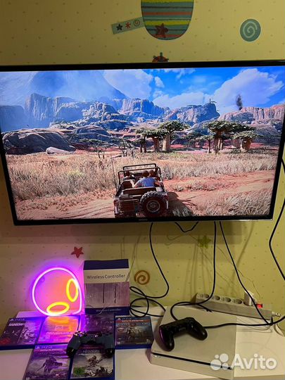 Sony playstation 4 ps4 slim 500gb c играми