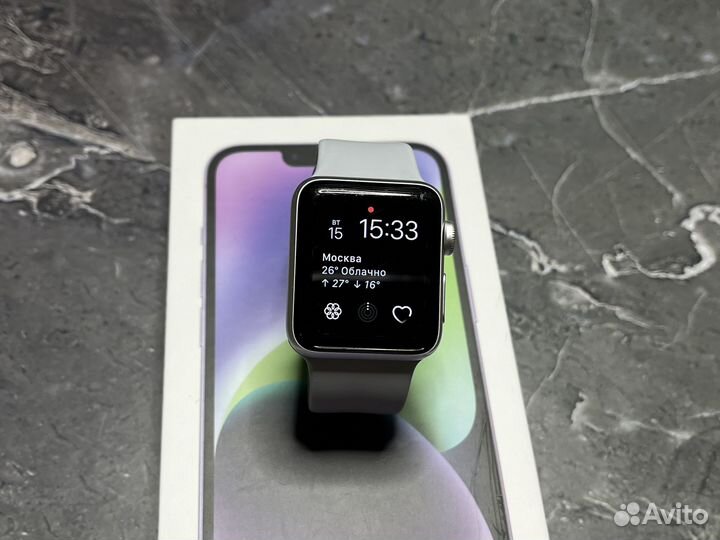 Часы Apple Watch 3 38 mm 85 акб