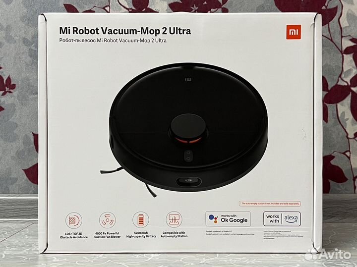 Xiaomi Mi Robot Vacuum Mop 2 Ultra + База - новый