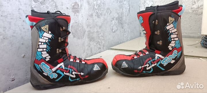 Ботинки для сноуборда black fire scoop мужские