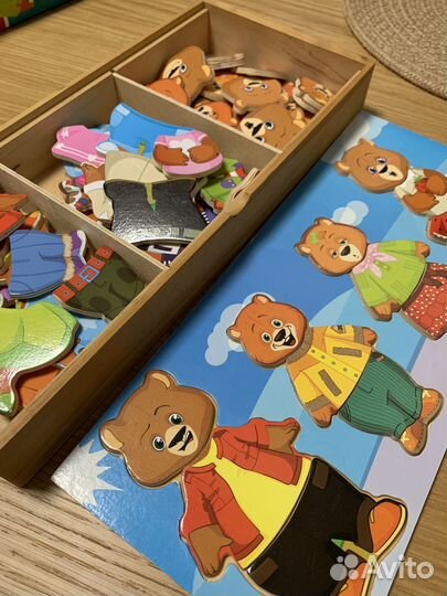 Пазл деревянный 