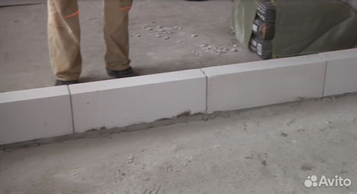 Газобетонный блок поревит прямоугольный