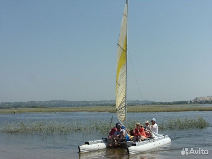 Прогулки под парусом по реке Волга