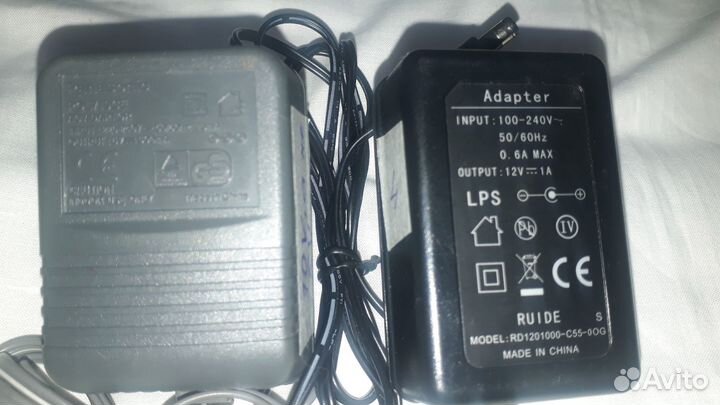 Адаптеры 4,75V. 4,5-9,5V. 10V. 12V