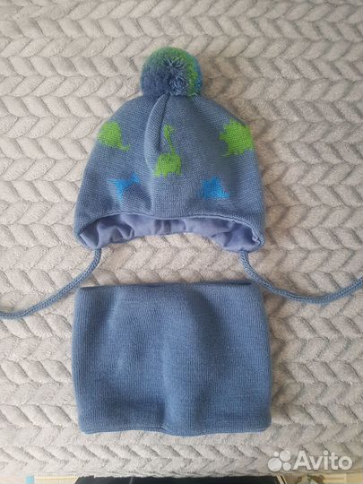 Шапка детская для мальчика демисезонная