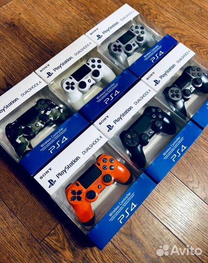 Джойстик dualshock PS4. Новый. Разный цвет