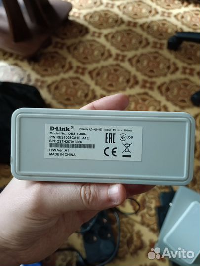 Коммутатор D-link DES 1008 C