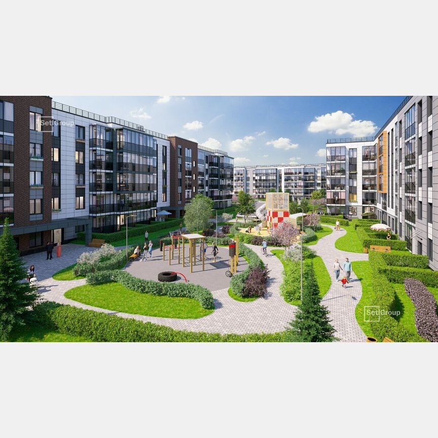 1-к. квартира, 44,4 м², 1/5 эт.