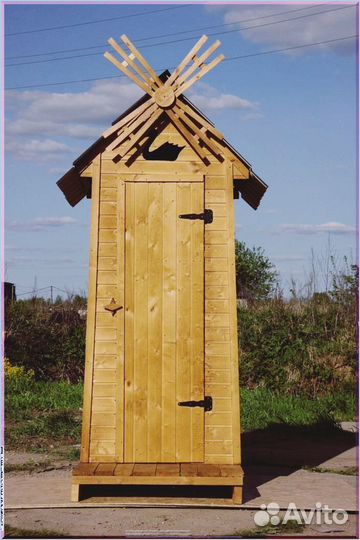 Дачный туалет с лебедем жтж 374
