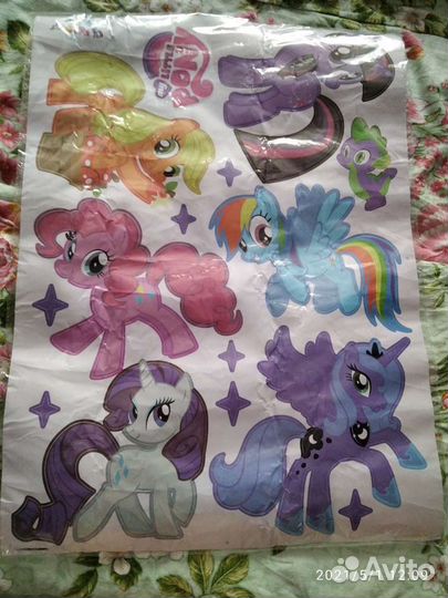 My little pony наклейки на стену