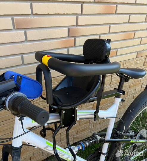 Детское сиденье для велосипеда на раму