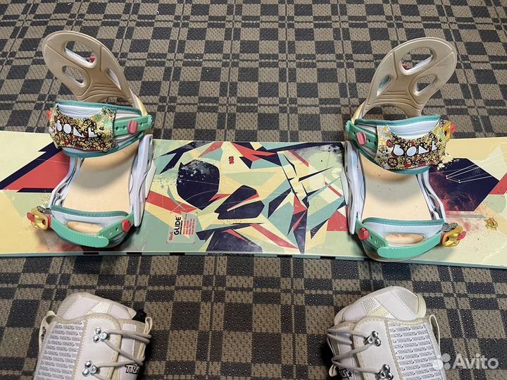 Сноуборд комплект Glide - 143 + Trans - 38 - 39