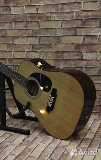 Шикарная Акустическая 12-ти струнная гитара fabio