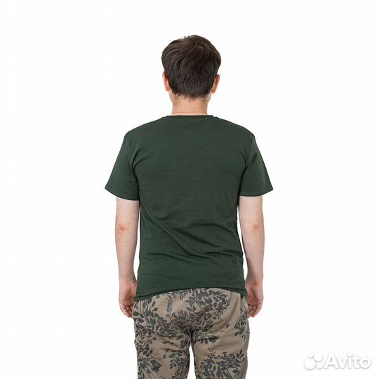 62713 Футболка Царь зверей зеленый (KG, 46, (46)