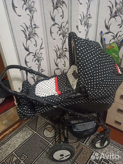 Коляска 3 в 1 glamour