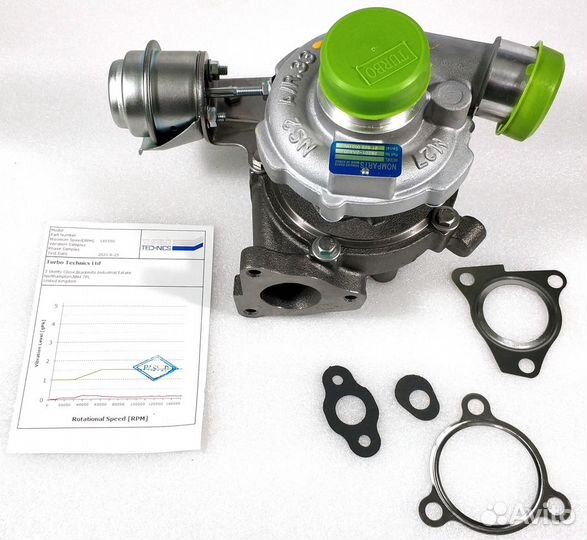 Турбина Elantra Сeed Rio Cerato D4FA D4FB Корея