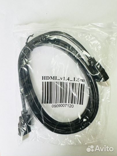 Кабель hdmi - hdmi, 1.5м