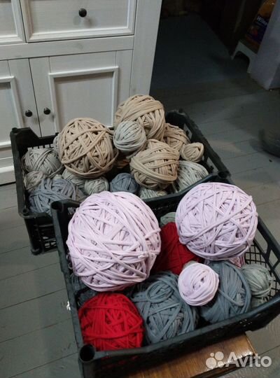 Трикотажная пряжа 8,4кг пакетом